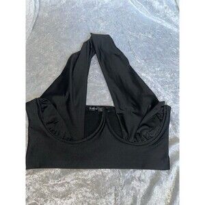 SHEIN black crop top M